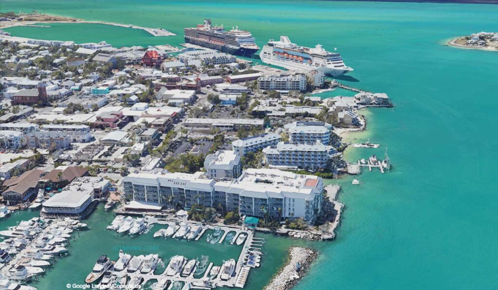 is key west letting cruise ships dock