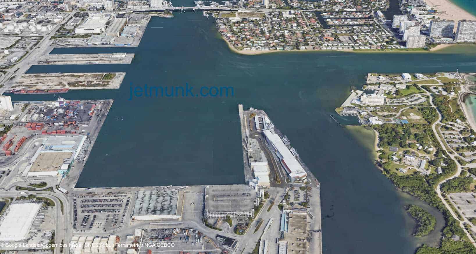 cruise port fort lauderdale map
