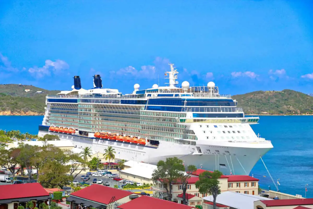 Celebrity Cruise Ship Dock St Thomas