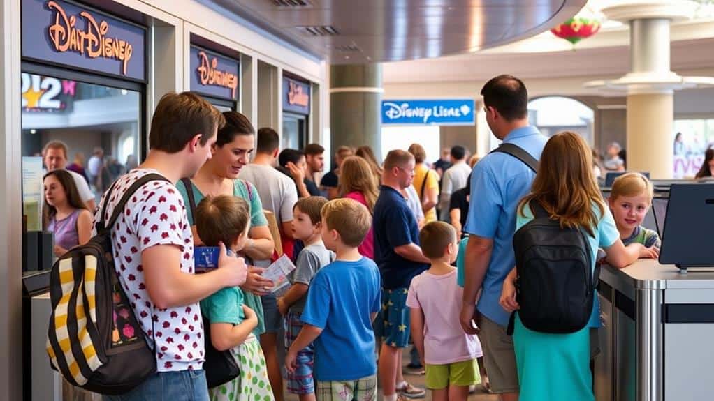 acquiring admission to park