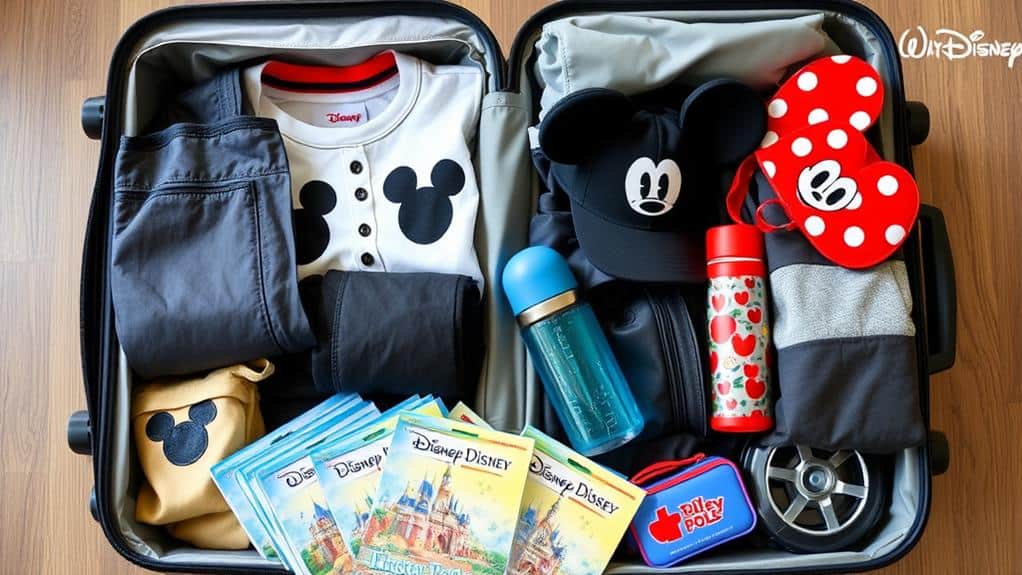 essentials for disney trip packing