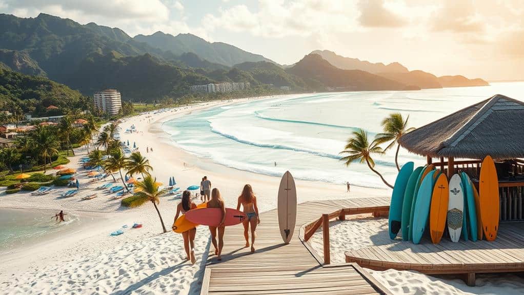 exotic beachfront resort destination
