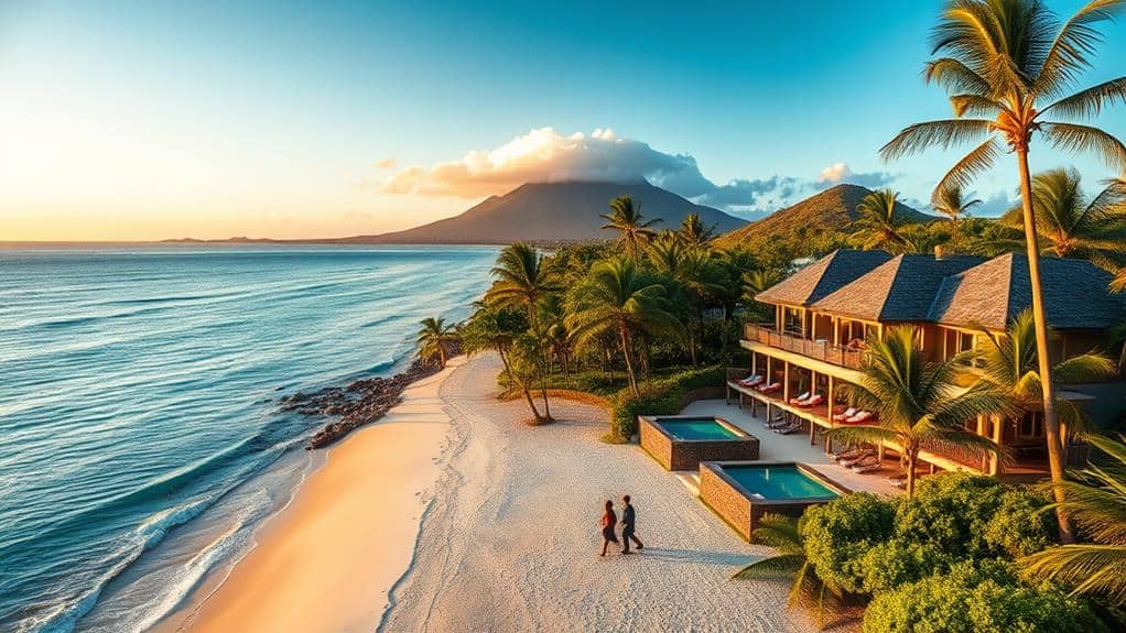 idyllic nevis beach destination