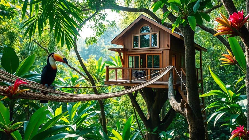 lush verdant arboreal oasis