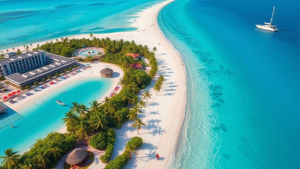 luxurious beachfront resort destination