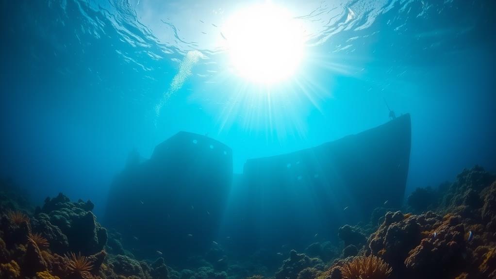 underwater shipwreck exploration in lahaina