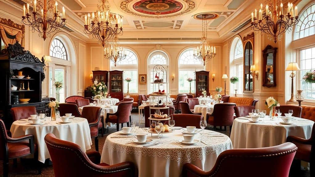 whimsical tea parlour affair